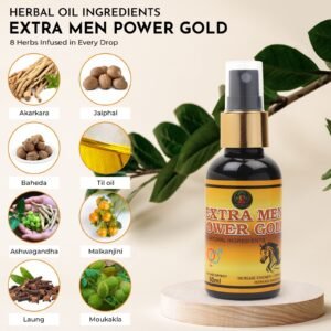 Extra men power gold oil